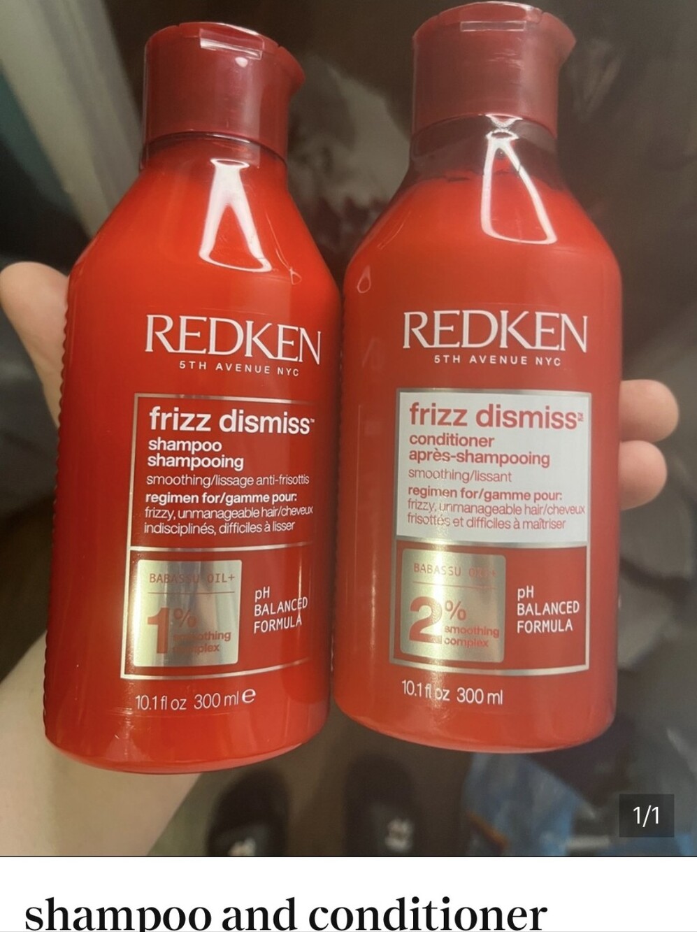 Redken Frizz Dismiss Shampoo & Conditioner Duo - Red